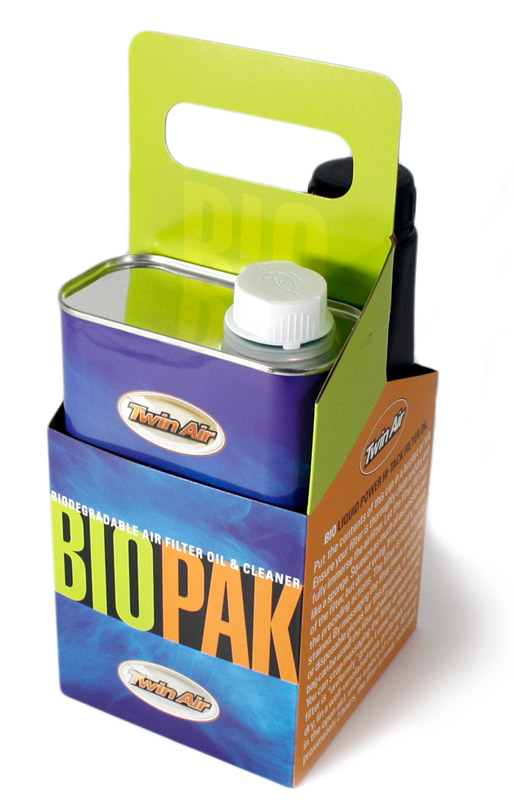 Twin Air BioPak (Inlcudes Liquid Bio Power - Air Filter Oil (1 liter)