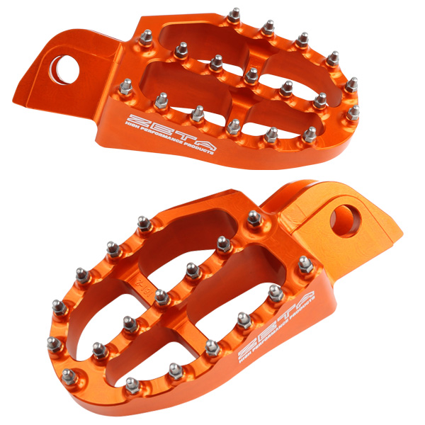 ZETA Aluminum FootPegs KTM SX/EXC -15/-16 Orange