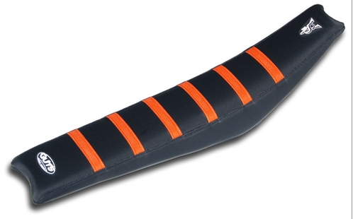Ribbed Cover Velcro Std, Black/Orange, KTM SXF/SX125-450 2019