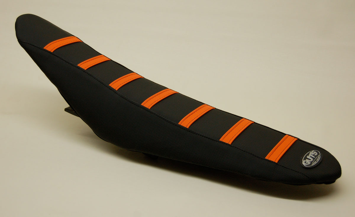 Ribbed Cover, VS Black/Orange Std KTM SX 11-15, EXC 12-16 SX250 11-16