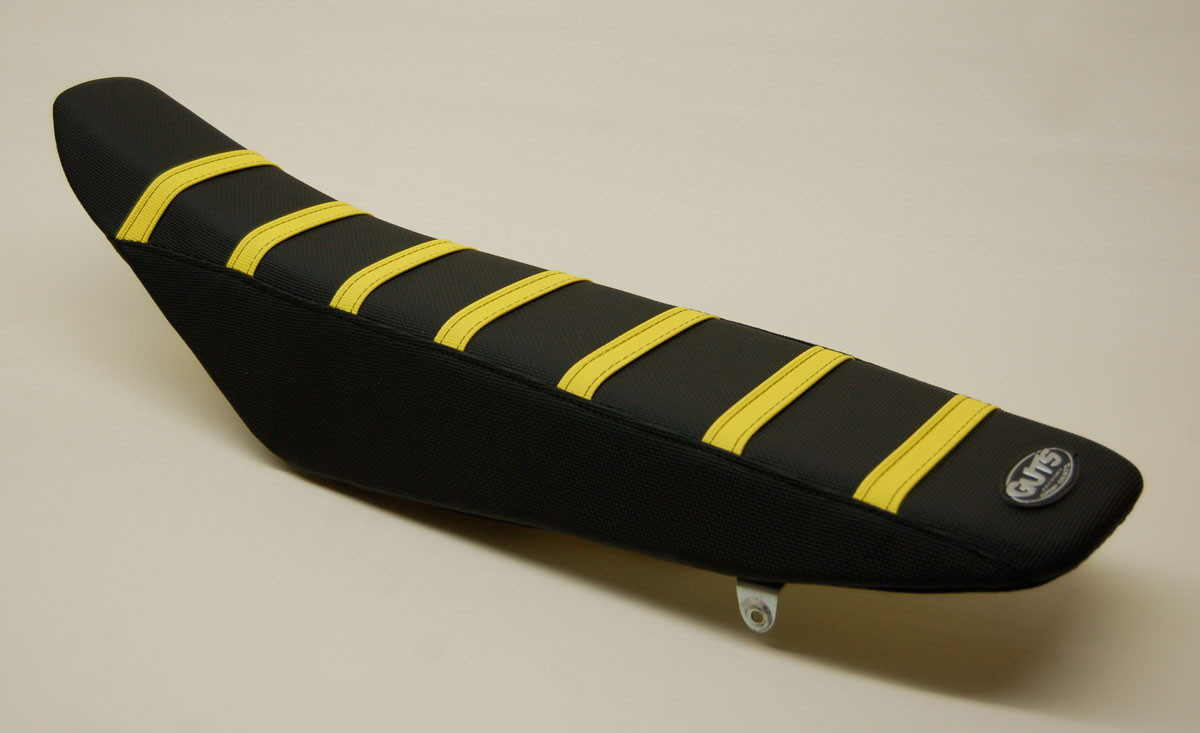 Ribbed Cover, Black/Yellow, RM85 02-