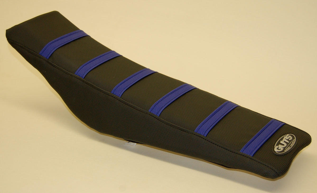 Ribbed Cov. Velcro Tall Black/Blue, YZF250/450 14-18/17, WR250F 15-19