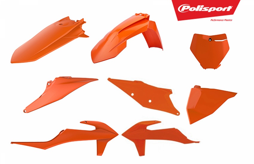 Plastkit MX, KTM SX/SXF 19-20, Orange